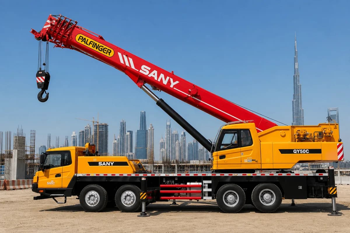 Mobile Crane Rental (25–75 Tons) — Lifting & Rigging service by JJT Dubai